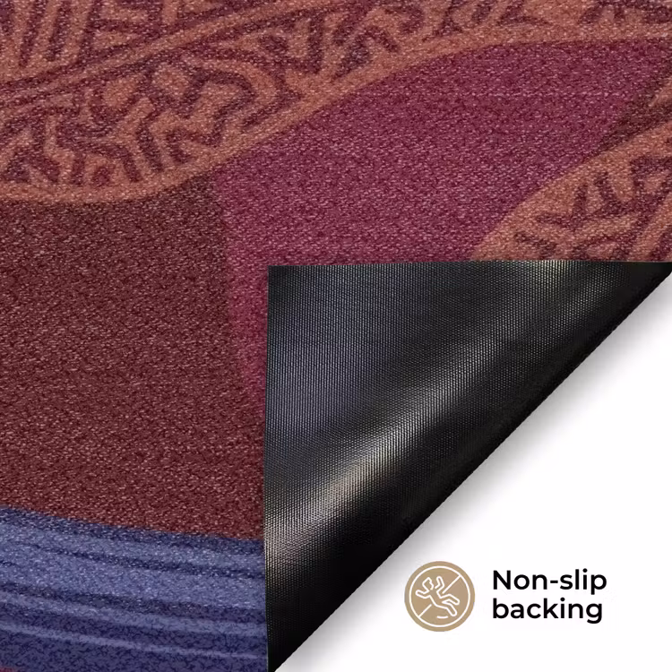 Doormat - Flowers - Modern - Purple - Bloemen - Modern - Paars Deurmat klein