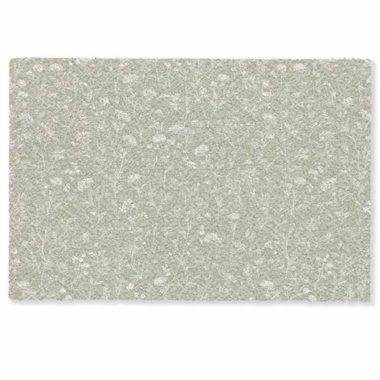 Bloemen - Patroon - Groen Deurmat klein 898 -zkaufland3d