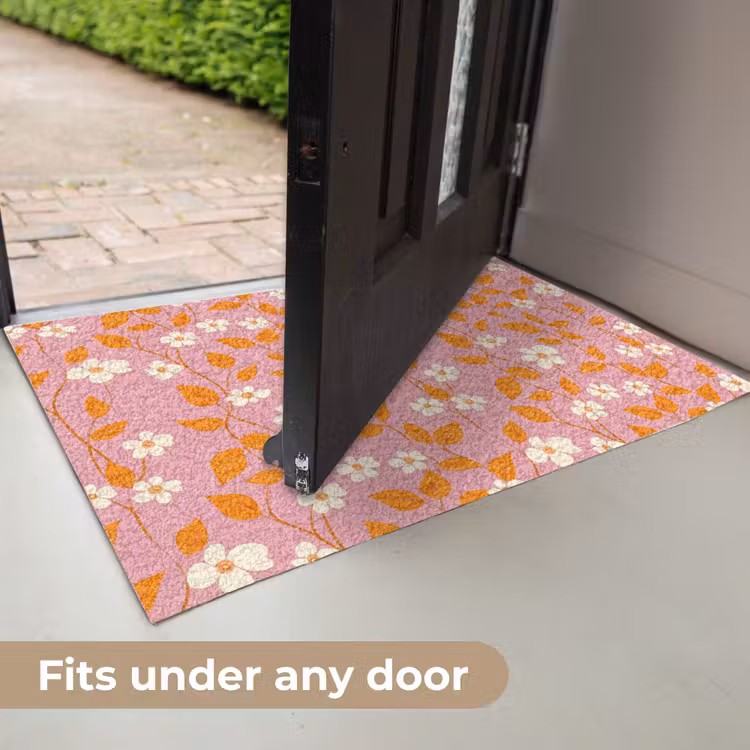 Bloemen - Patroon - Oranje Deurmat klein 898 -USP_EN