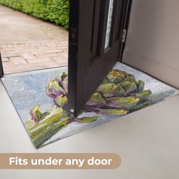 Doormat - Food - Artichoke - Modern - Eten - Artisjok - Modern Deurmat klein
