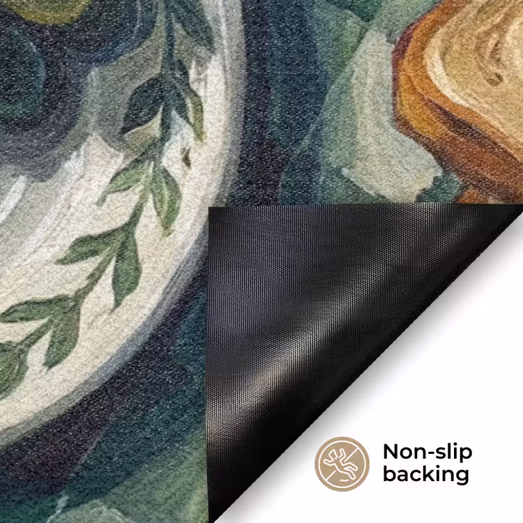 Eten - Ontbijt - Tafel - Modern - Groen Deurmat klein -antislip_EN