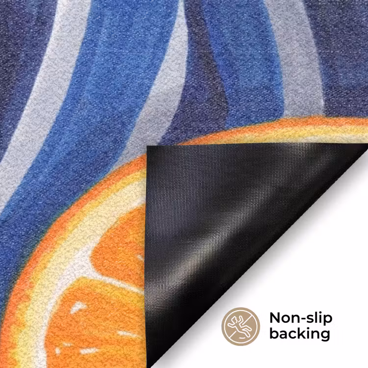 Doormat - Food - Fruit - Orange - Eten - Fruit - Oranje Deurmat klein