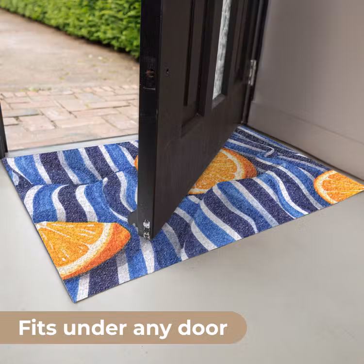 Doormat - Food - Fruit - Orange - Eten - Fruit - Oranje Deurmat klein