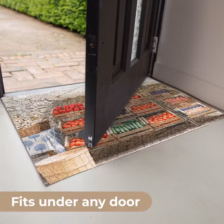 Doormat - Food - Market - Fresh - Eten - Markt - Vers Deurmat klein