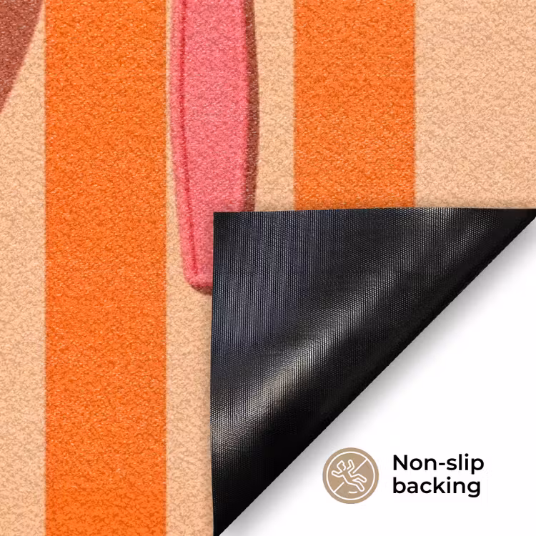 Eten - Oester - Zeevruchten - Oranje - Modern Deurmat klein -antislip_EN