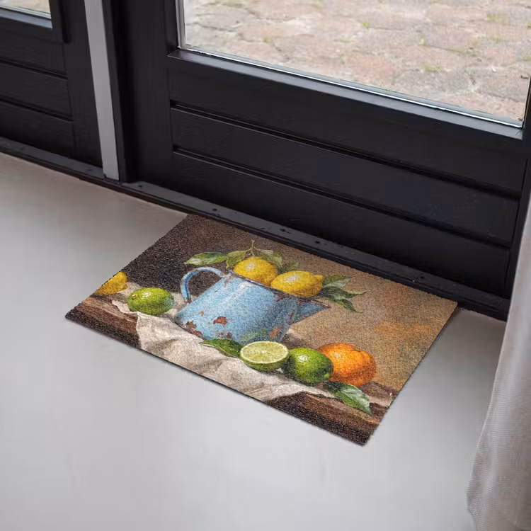 Doormat - Food - Still Life - Classical - Eten - Stilleven - Klassiek Deurmat klein