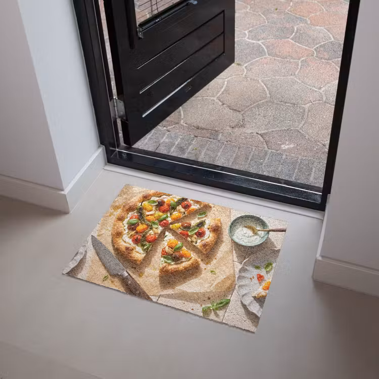Eten - Tomaten - Basilicum - Maaltijd - Vers Deurmat klein -sfeer5