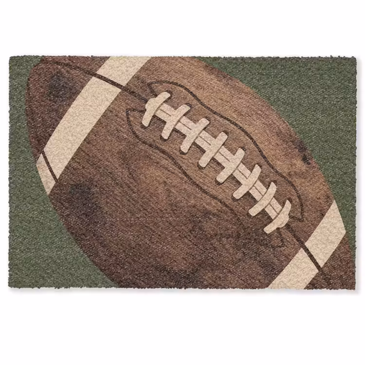 Football - Hout - Sport - Groen Deurmat klein -zkaufland3d