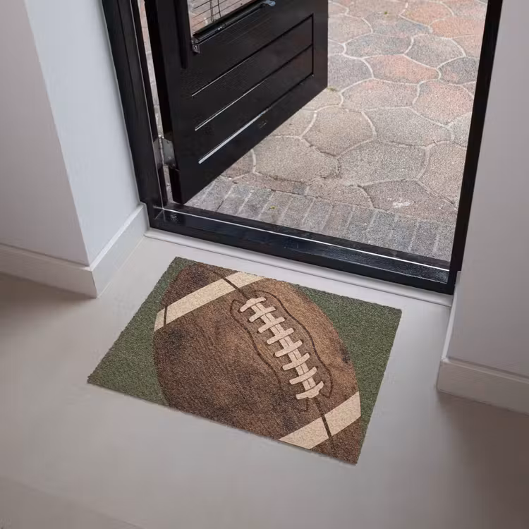 Football - Hout - Sport - Groen Deurmat klein -sfeer5