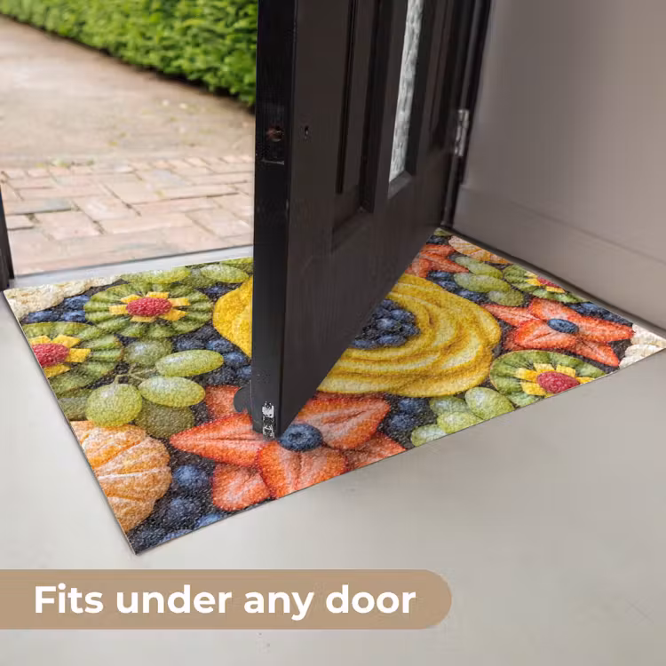 Fruit - Arrangement - Gezond - Kleurrijk - Eten Deurmat klein -USP_EN