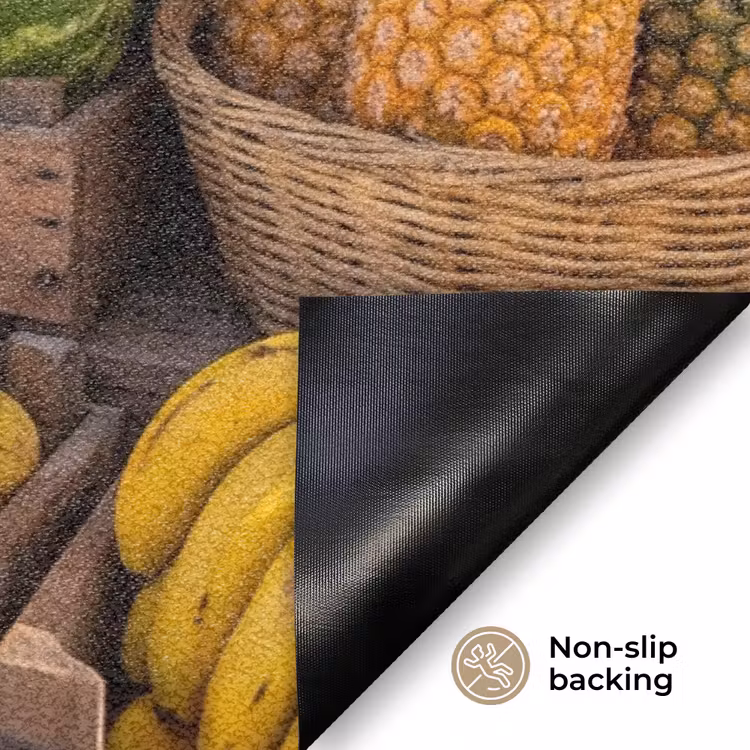 Doormat - Fruit - Beach - Tropical - Fruit - Strand - Tropisch Deurmat klein