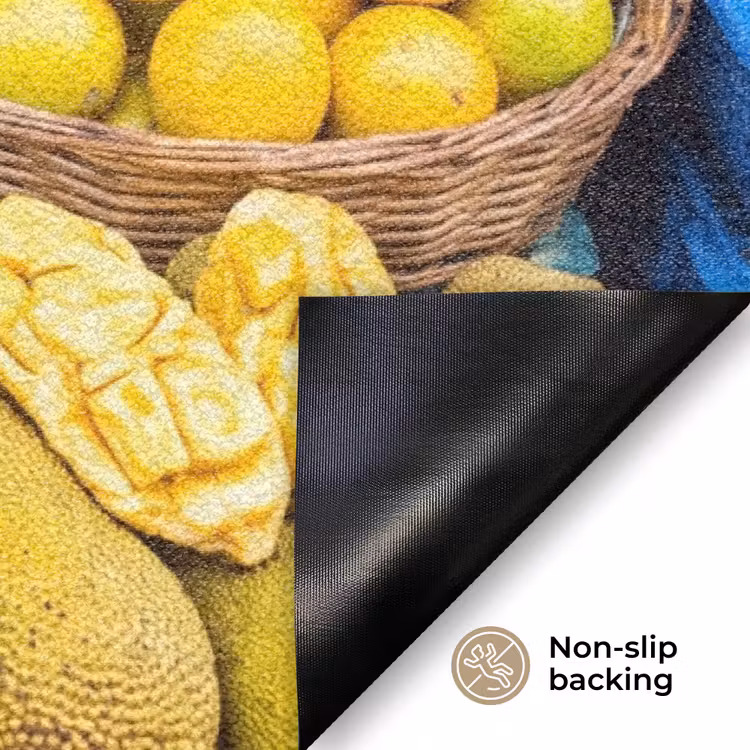 Doormat - Fruit - Market - Colorful - Fruit - Markt - Kleurrijk Deurmat klein