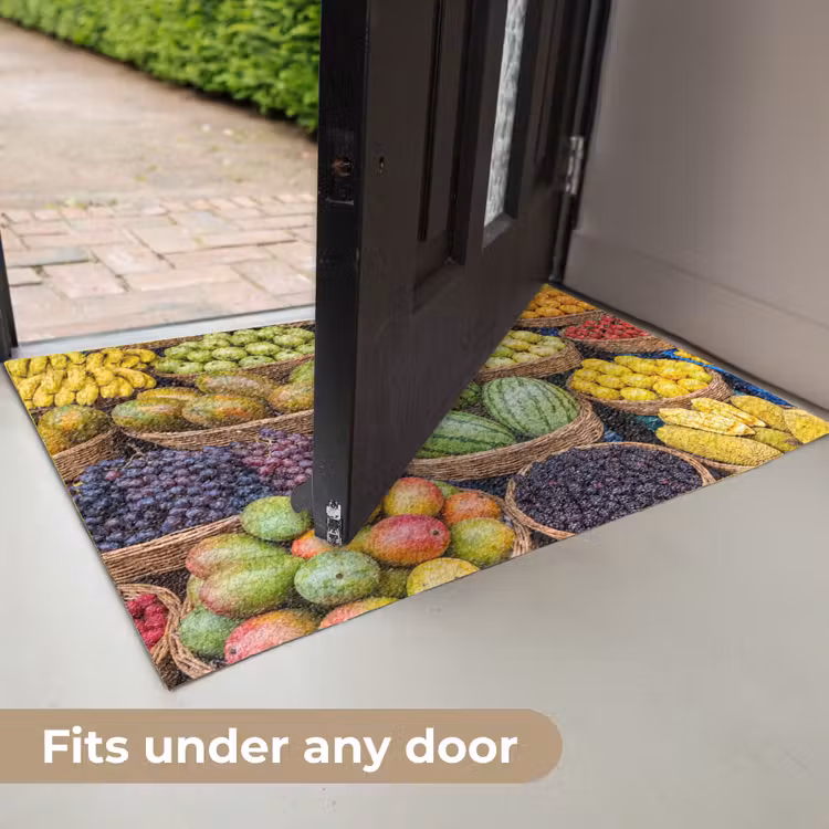 Doormat - Fruit - Market - Colorful - Fruit - Markt - Kleurrijk Deurmat klein