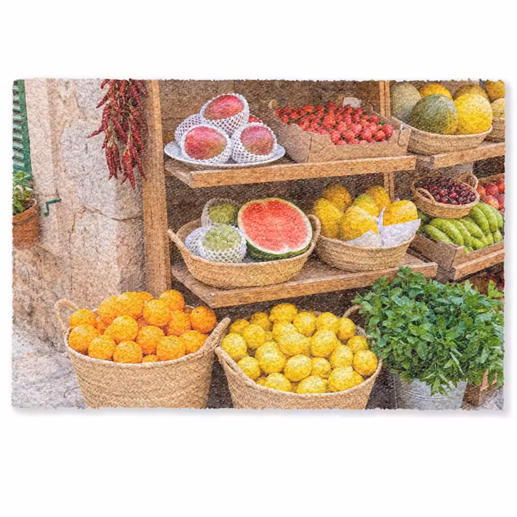 Doormat - Fruit - Market - Fresh - Fruit - Markt - Vers Deurmat klein
