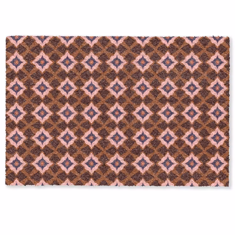 Geometrisch - Sierlijk - Bruin Deurmat klein 898 -zkaufland3d