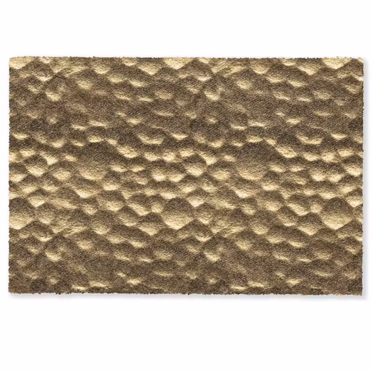 Gehamerd - Reliëf - Textuur - Bronsgoud Deurmat klein 898 -zkaufland3d