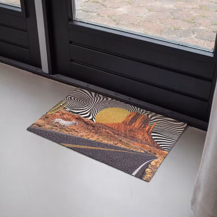 Doormat - Horse - Desert - Nature - Paard - Woestijn - Natuur Deurmat klein
