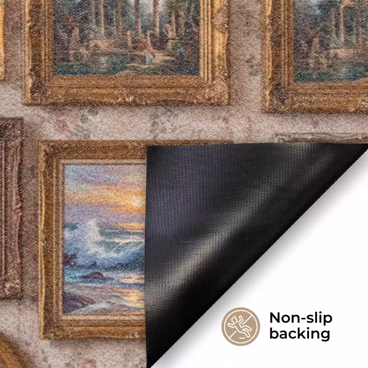 Interieur - Kunst - Collectie - Klassiek - Goud Deurmat klein -antislip_EN