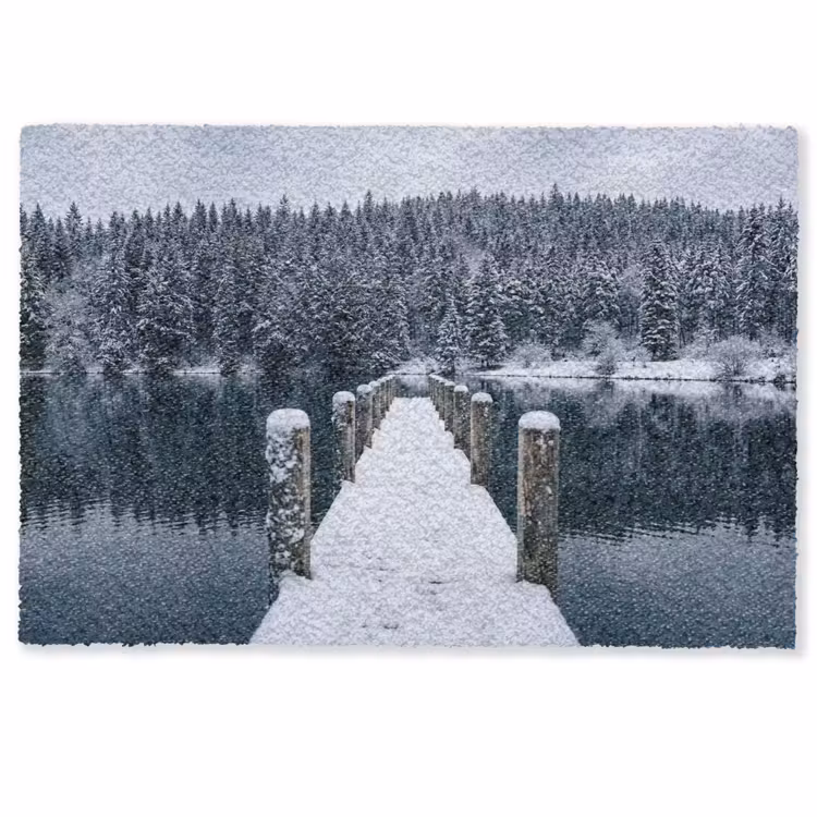 Steiger - Meer - Sneeuw - Bergen - Rustgevend Deurmat klein -zkaufland3d