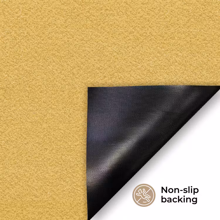 Joyful - Mustard - Geel Deurmat klein 898 -antislip_EN