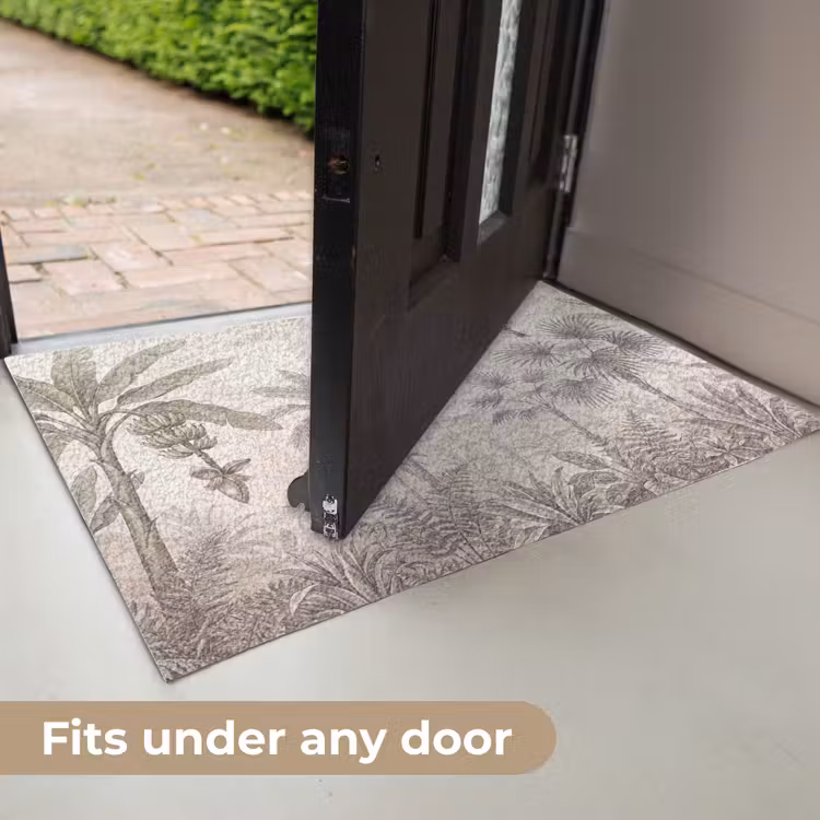 Jungle - Banenboom - Kolibrie - Beige Deurmat klein -USP_EN