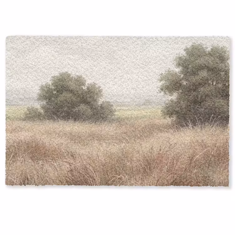 Landschap - Minimalistisch - Beige Deurmat klein -zkaufland3d
