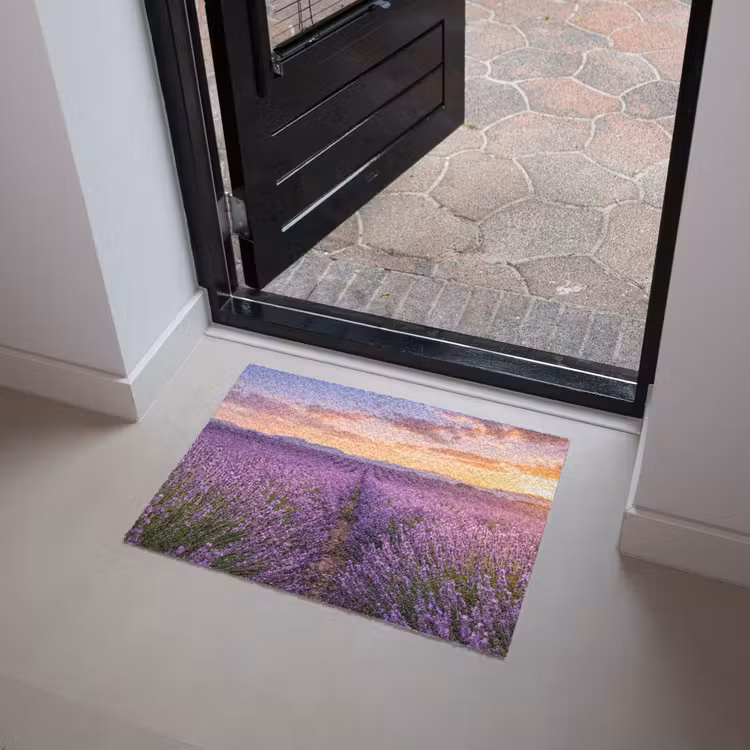 Lavendel - Veld - Natuur - Paars Deurmat klein -sfeer5