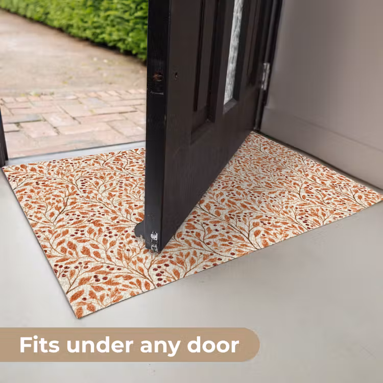 Bladeren - Botanisch  - Terracotta Deurmat klein 898 -USP_EN