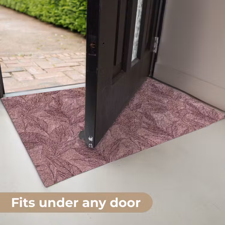 Bladeren - Patroon - Paars Deurmat klein 898 -USP_EN
