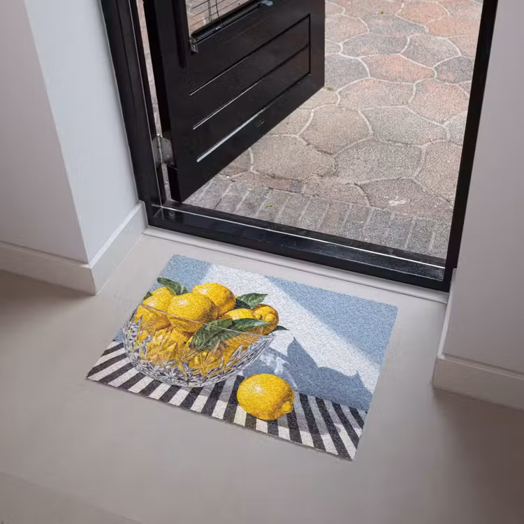 Doormat - Lemons - Fruit - Yellow - Citroenen - Fruit - Geel Deurmat klein