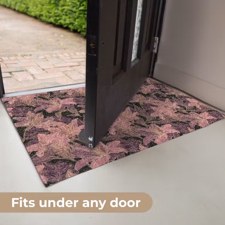 Lelies - Patroon - Paars - Goud Deurmat klein 898 -USP_EN
