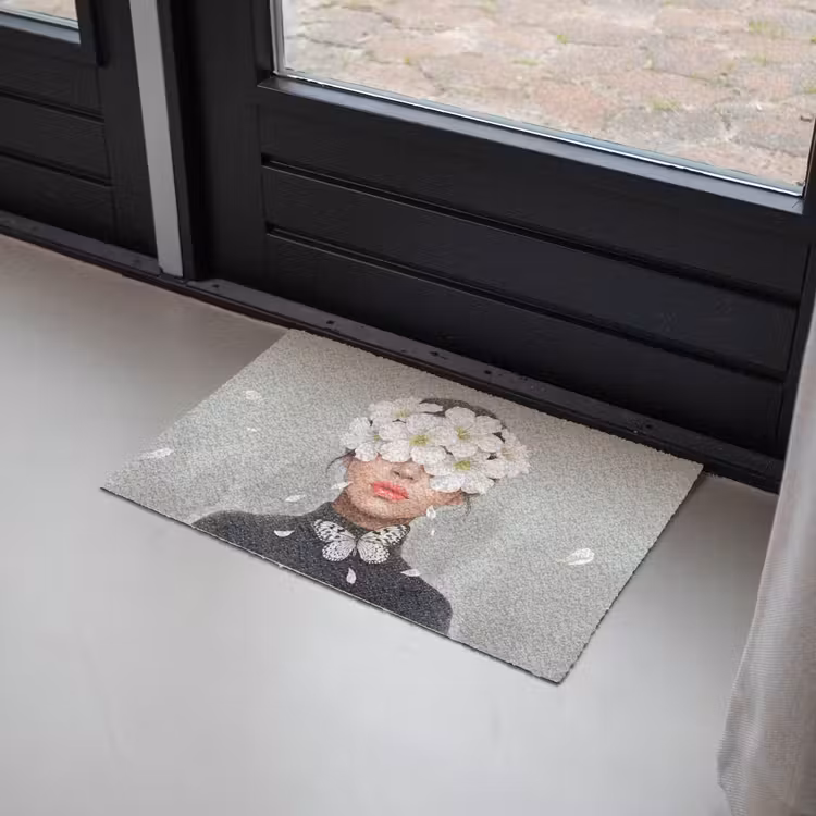 Lelies - Portret - Wit Deurmat klein -sfeer2