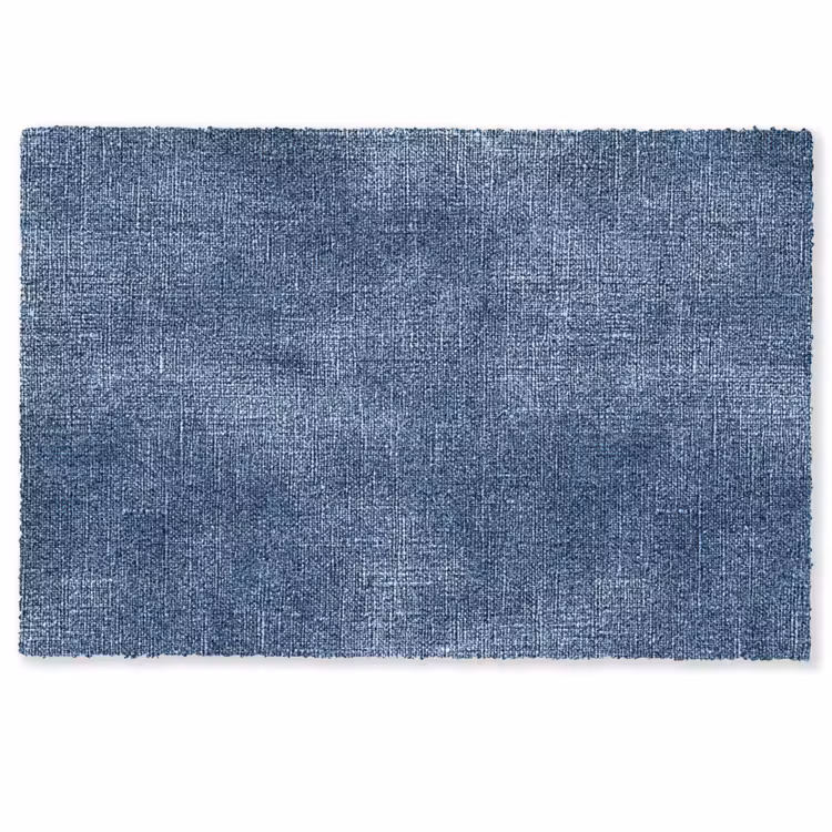 Linnen - Textuur - Patroon - Denim - Rustiek Deurmat klein 898 -zkaufland3d