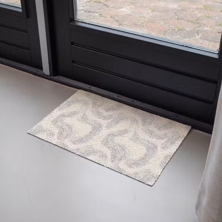 Lijnen - Patroon - Beige - Minimalistisch Deurmat klein 898 -sfeer2