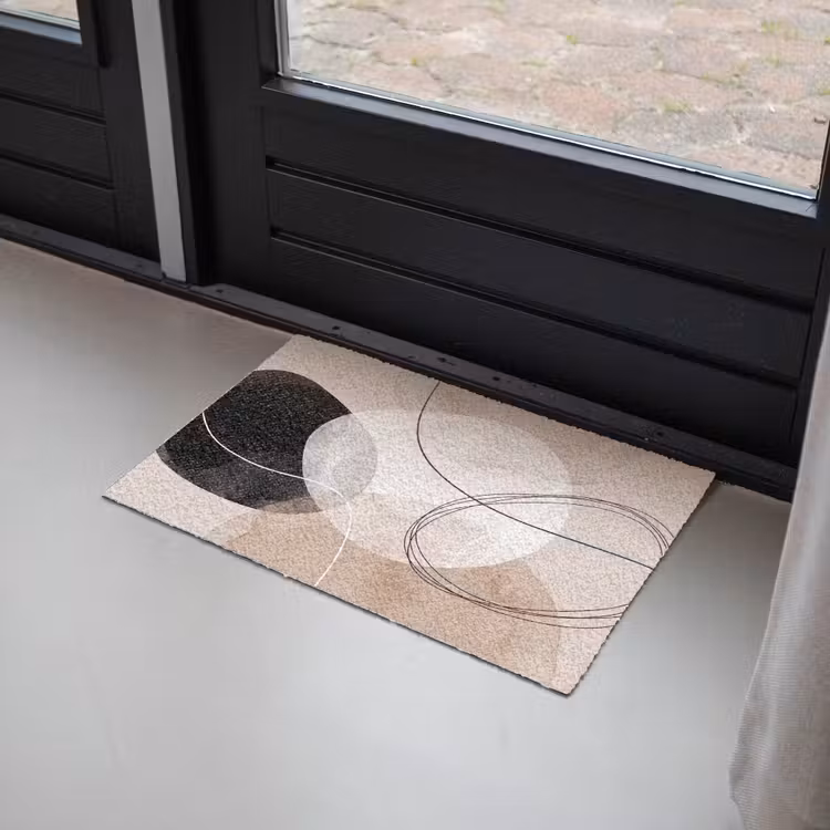 Doormat - Lines - Wavy - Art - Lijnen - Golvend - Kunst Deurmat klein