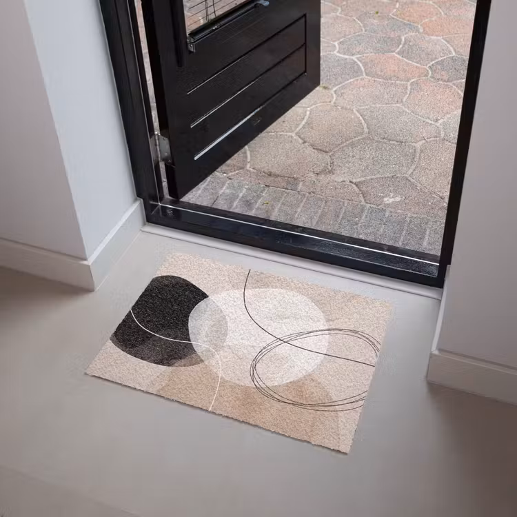 Doormat - Lines - Wavy - Art - Lijnen - Golvend - Kunst Deurmat klein