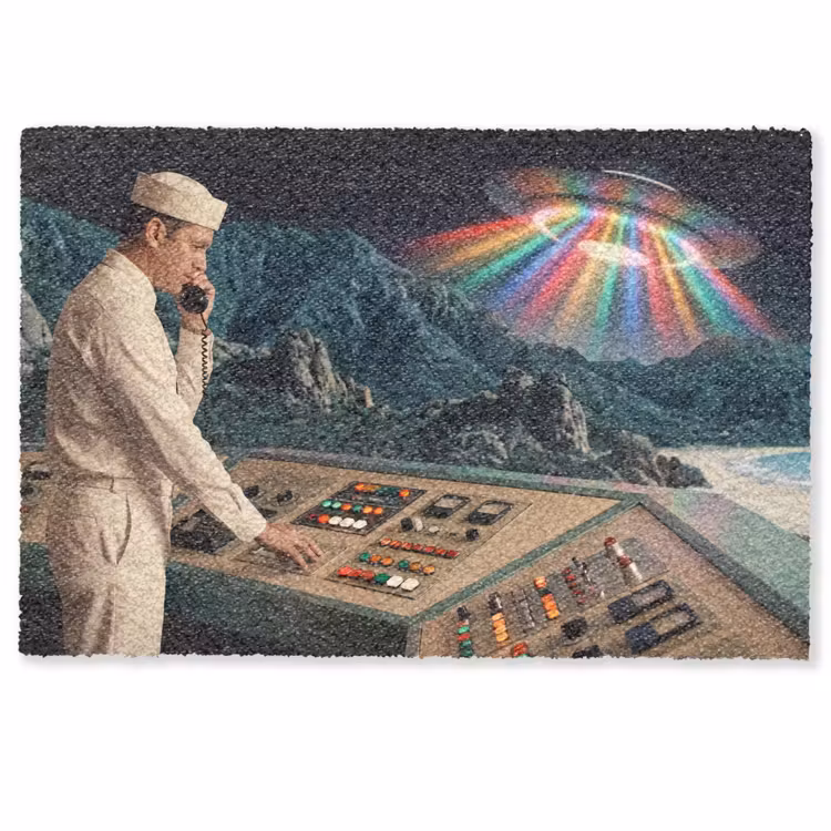 Doormat - Man - Control Room - Beach - Man - Controlekamer - Strand Deurmat klein
