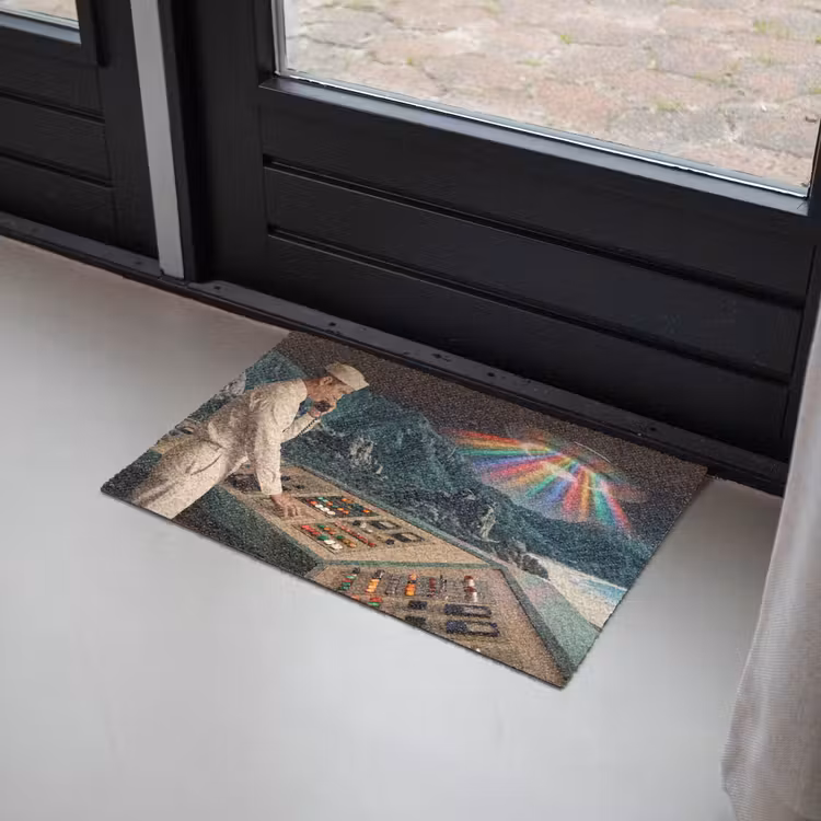 Doormat - Man - Control Room - Beach - Man - Controlekamer - Strand Deurmat klein