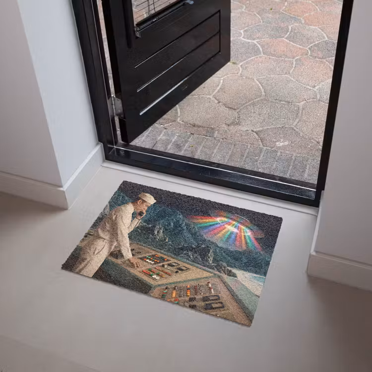 Doormat - Man - Control Room - Beach - Man - Controlekamer - Strand Deurmat klein