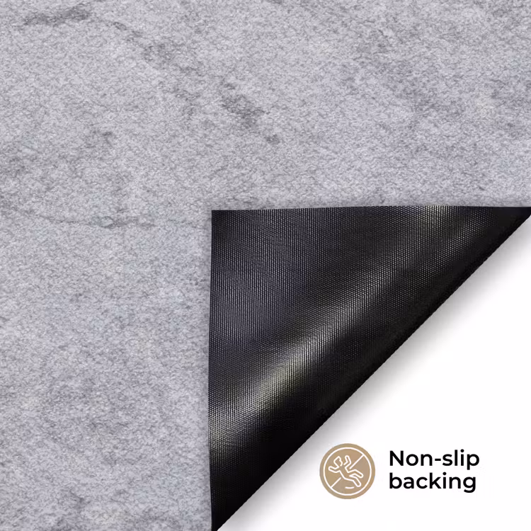 Marmerplaat - Patroon - Grijs Deurmat klein 898 -antislip_EN