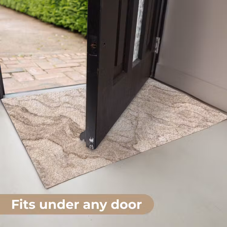 Marmer - Aderen - Textuur - Beige - Modern Deurmat klein -USP_EN