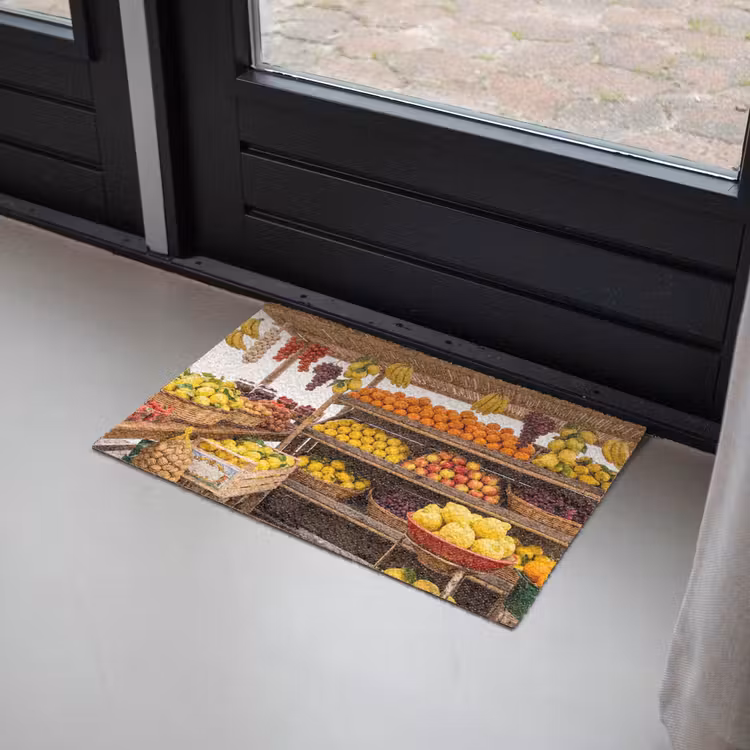 Doormat - Market Stall - Fruit - Fresh - Marktkraam - Fruit - Vers Deurmat klein