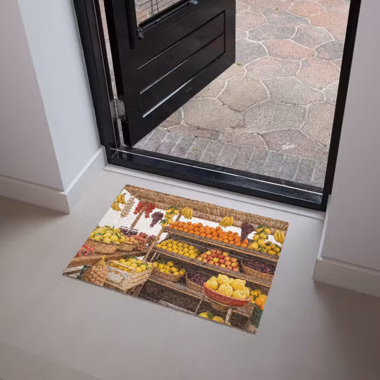 Doormat - Market Stall - Fruit - Fresh - Marktkraam - Fruit - Vers Deurmat klein