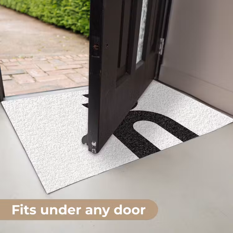 Doormat - Minimalist - Art - White - Minimalistisch - Kunst - Wit Deurmat klein