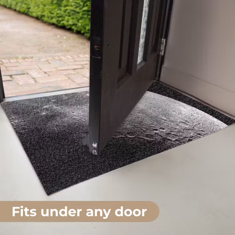 Doormat - Moon - Craters - Space - Maan - Kraters - Ruimte Deurmat klein