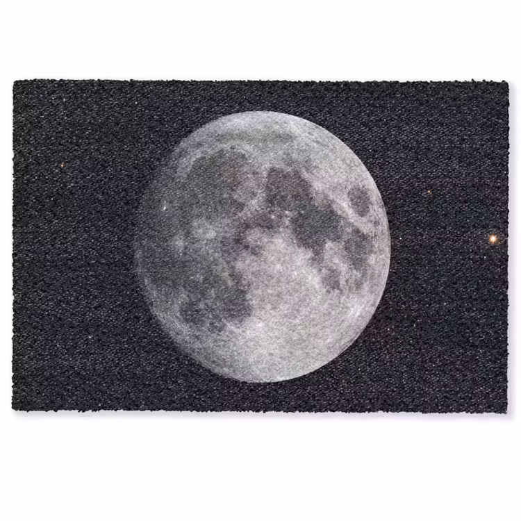 Doormat - Moon - Stars - Space - Maan - Sterren - Ruimte Deurmat klein