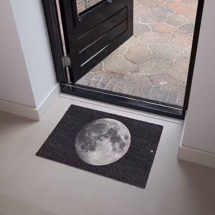 Doormat - Moon - Stars - Space - Maan - Sterren - Ruimte Deurmat klein