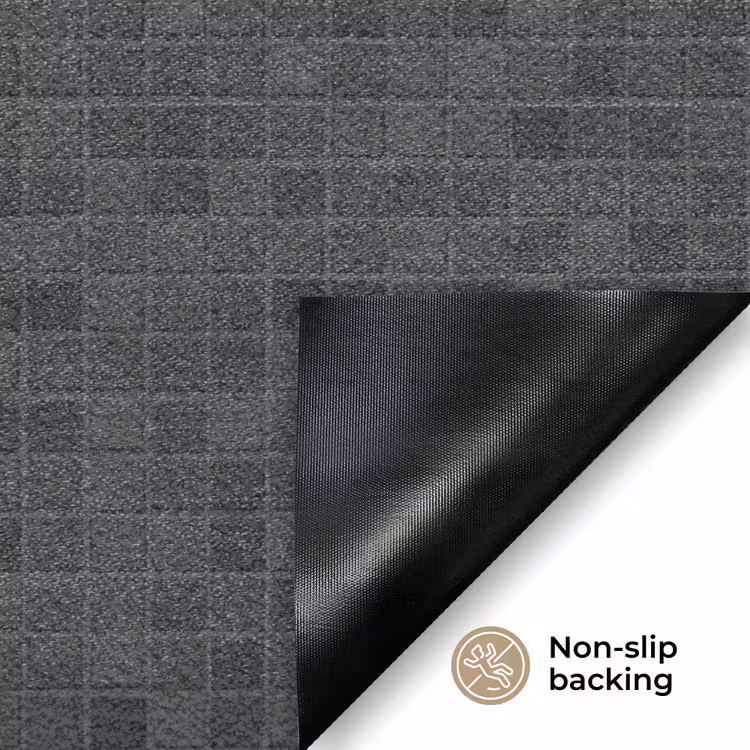 Mozaïek - Patroon - Zwart Deurmat klein 898 -antislip_EN