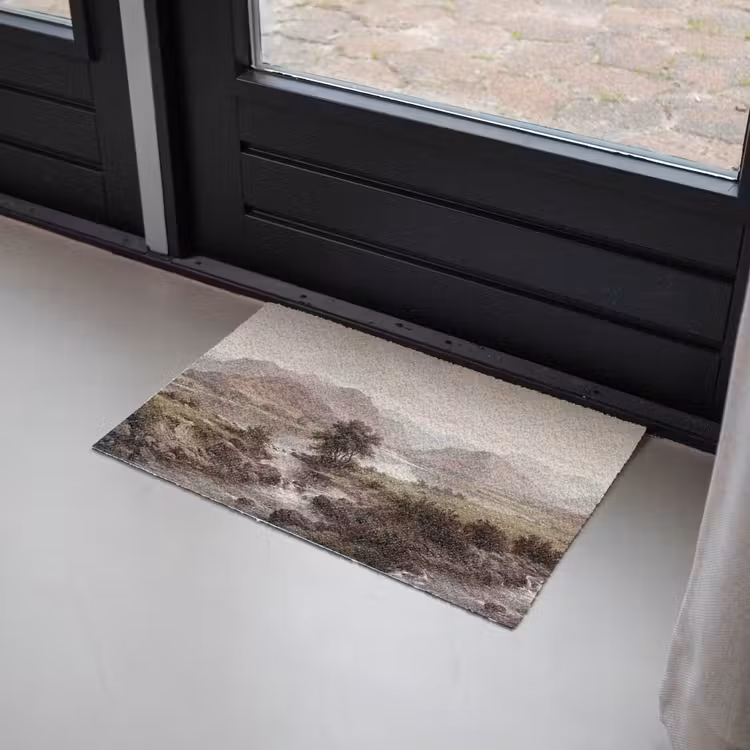Berglandschap - Meer - Bergen - Vallei - Klassiek Deurmat klein -sfeer2
