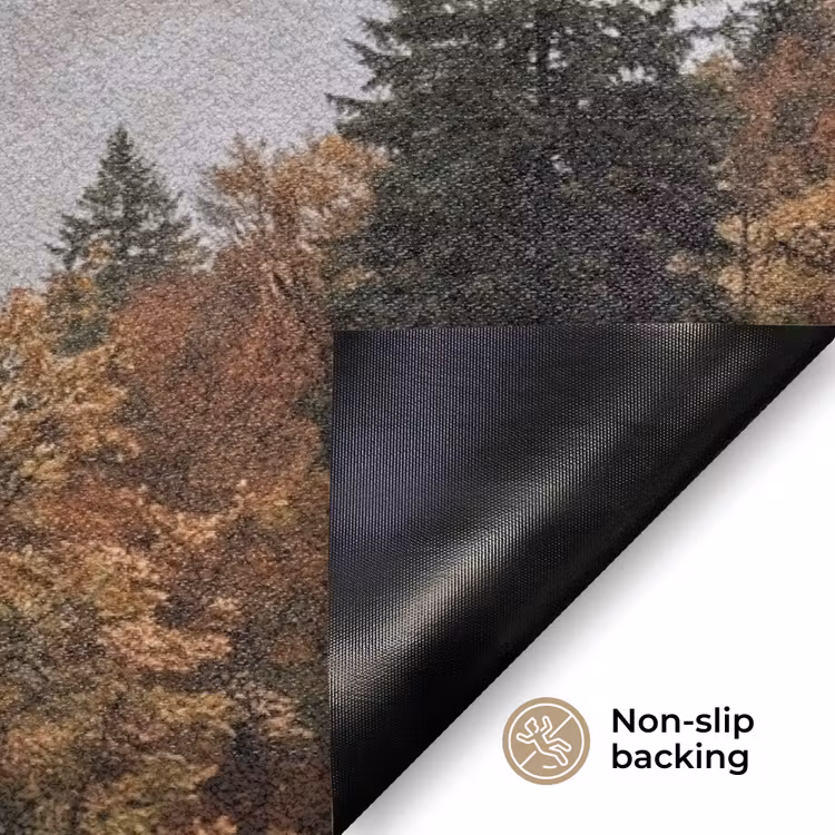 Bergen - Vallei - Mist - Herfst - Natuur Deurmat klein -antislip_EN